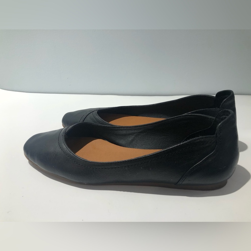 Lucky black ballerina slipper flats 8.5